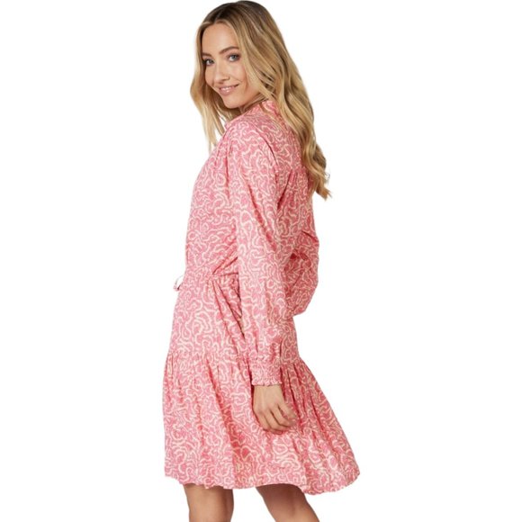 NWT ESQUALO Lace Vibrant Vacay Print Dress - Picture 6 of 11